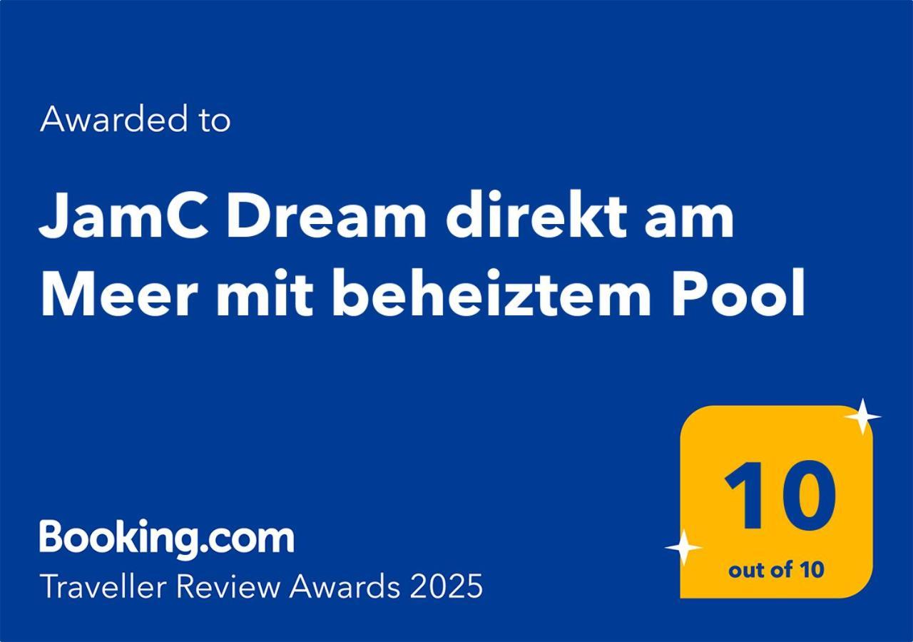 Jamc Dream Familientraum Direkt Am Meer Mit Beheiztem Pool بريفلاكا المظهر الخارجي الصورة
